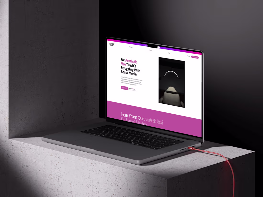 Cover image for Aesthetic Vault — SasS Product Service for Social Media