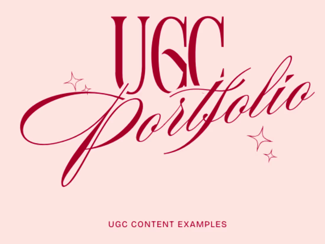 Cover image for UGC Portfolio For Sam Stephen