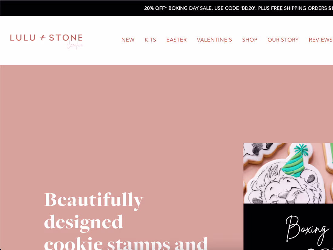 Cover image for Lulu & Stone - Cookie Stamps and Cutters