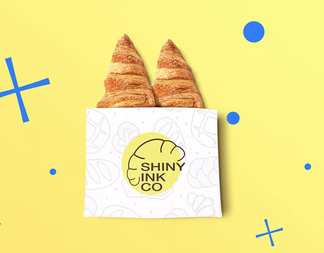 Cover image for Logotype SHINY INK CO (restaurant, food logo)
