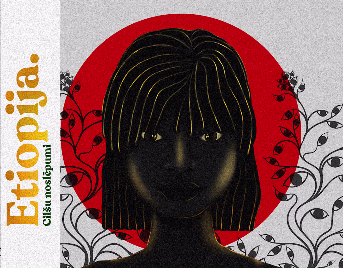 Cover image for ETIOPIJA. CILŠU NOSLĒPUMI (ETHIOPIA. TRIBAL SECRETS) :: Behance