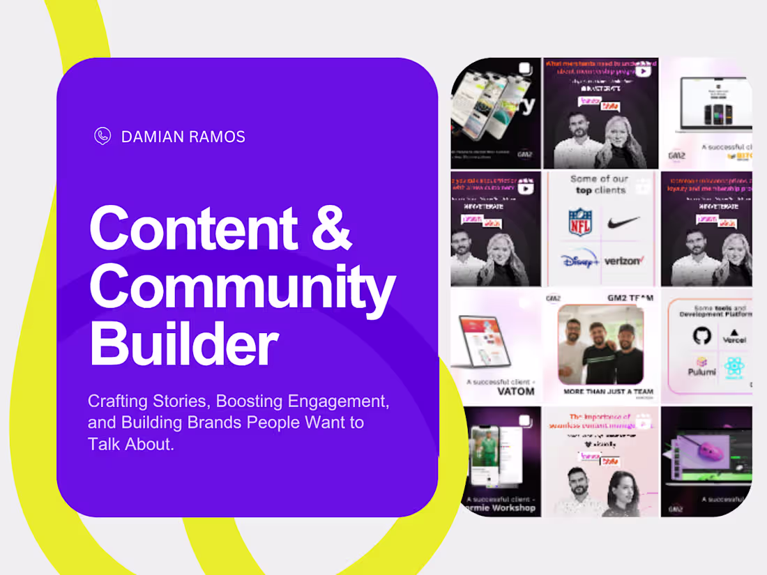 Cover image for Content and community manager