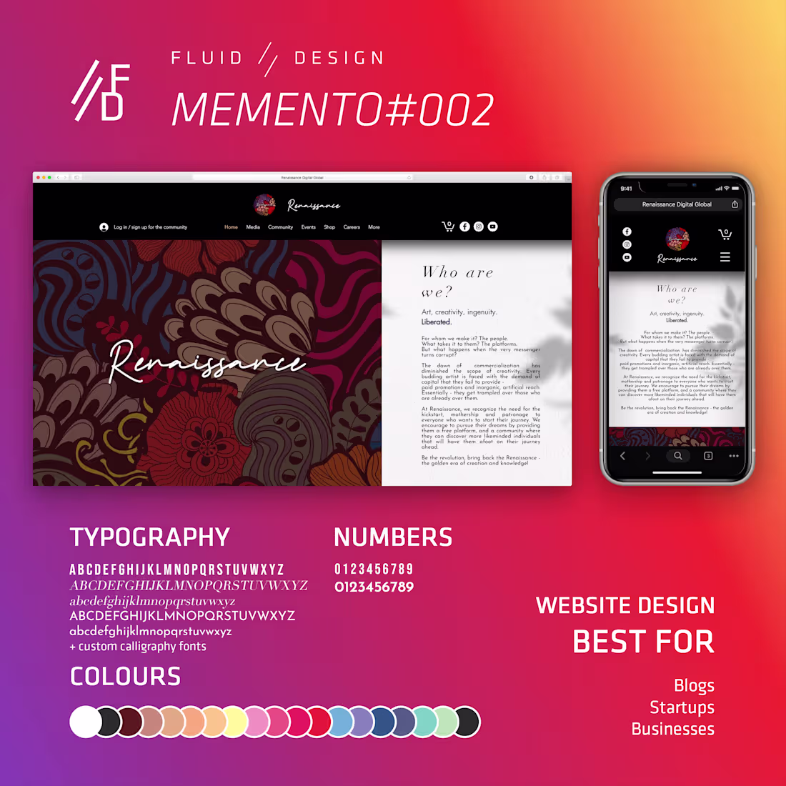 Cover image for Web Design - MEMENTO#002