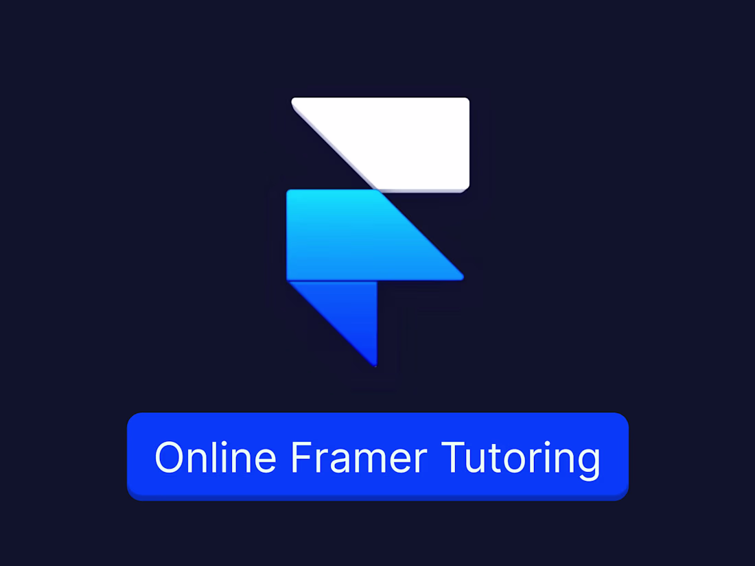 Cover image for Online Framer Tutoring (Lessons)