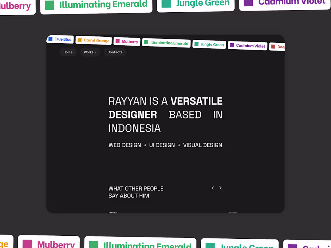 Cover image for Designers Portfolio - Dark and Playful