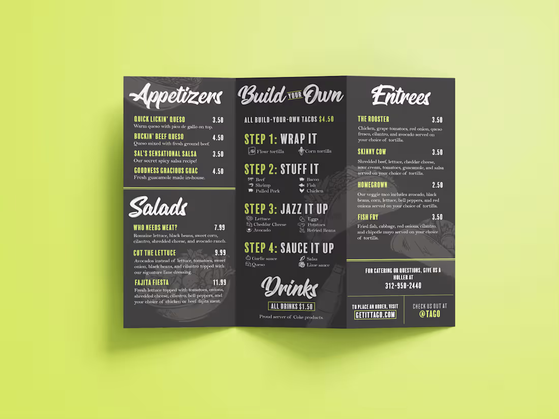 Cover image for Restaurant Menu Design