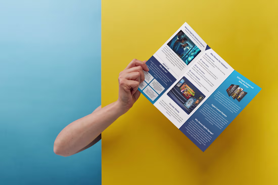 Cover image for Creative Tri-fold Brochure 
for Tech/Cyber Security