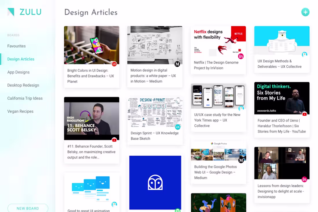 Cover image for Zulu Wep App - Bookmarks Reimagined