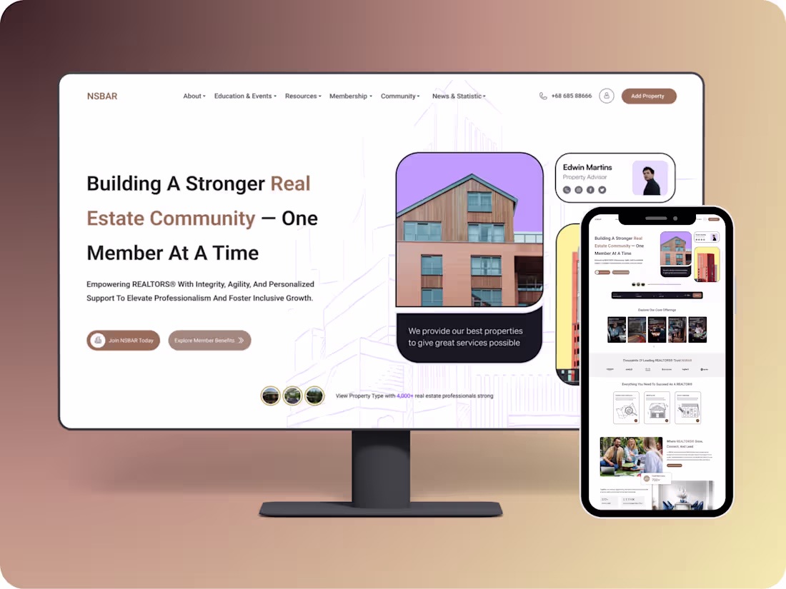 Cover image for New Figma Website Design for Real Estate Company