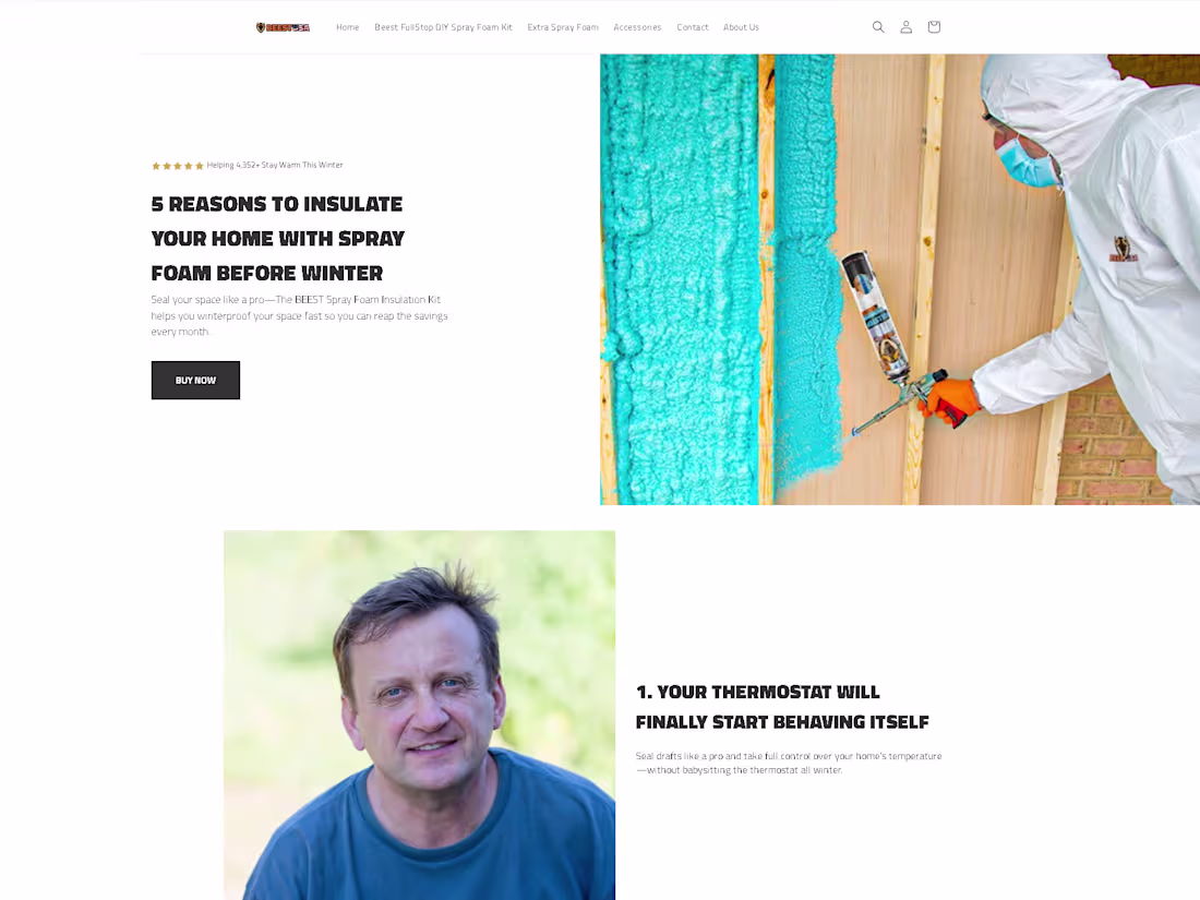 Cover image for 5 REASONS TO INSULATE YOUR HOME WITH SPRAY FOAM BEFORE WINTER