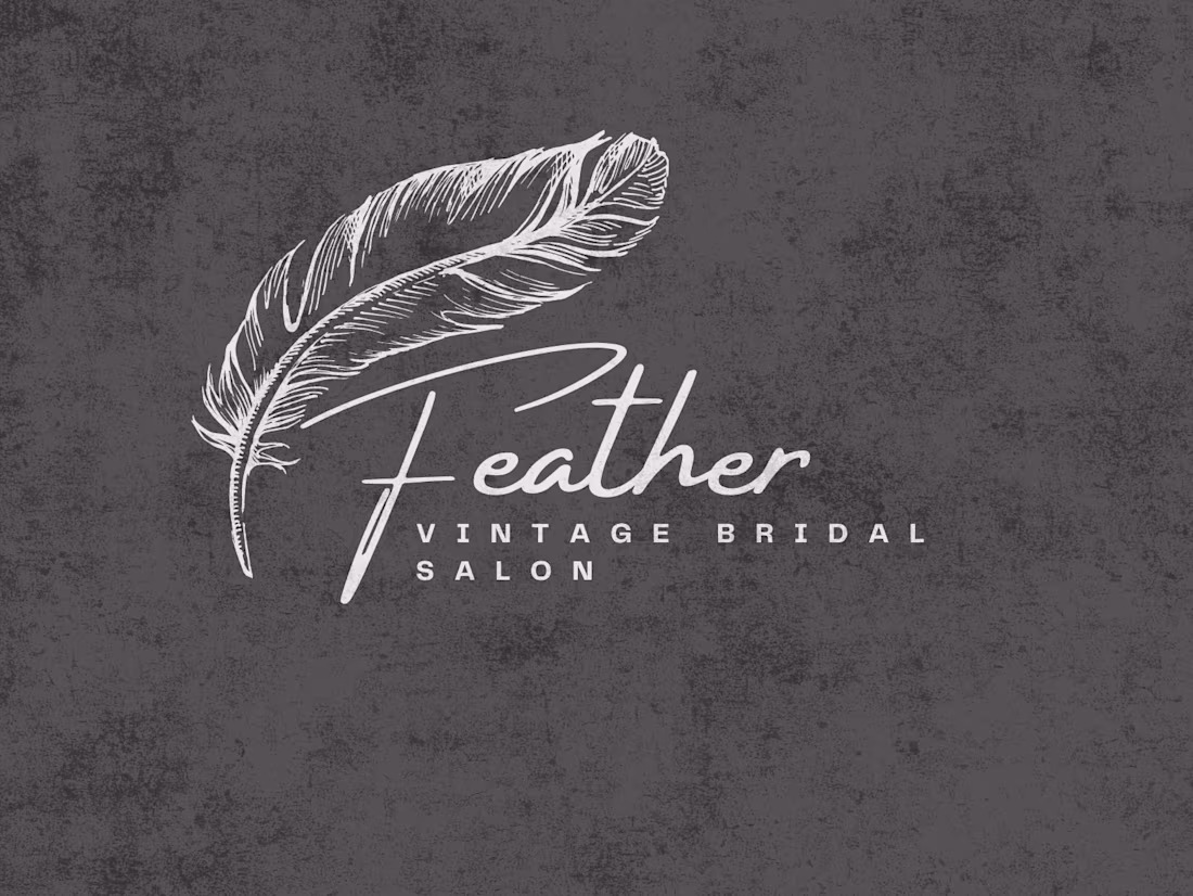 Cover image for Logo design and branding for vintage bridal salon "FEATHER"