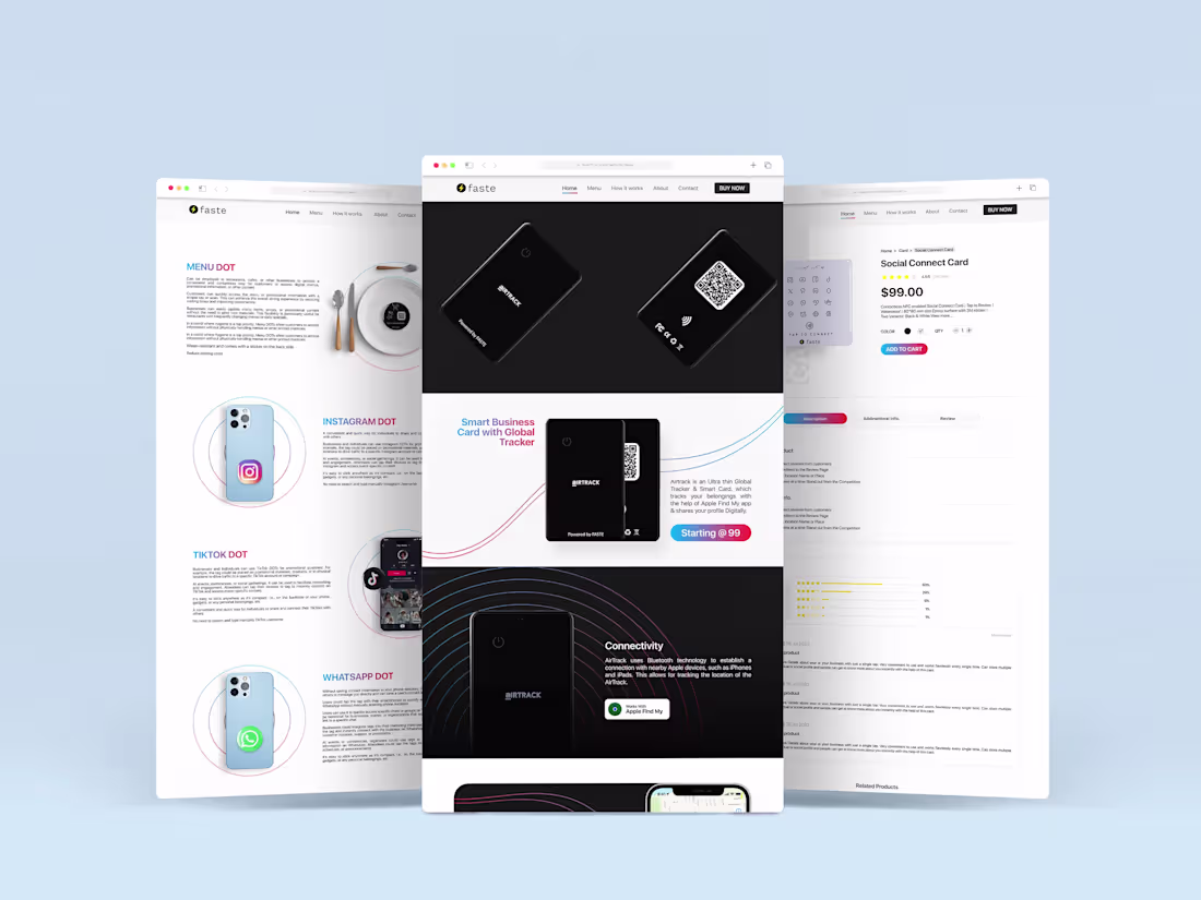 Cover image for NFC Card Web UI Design