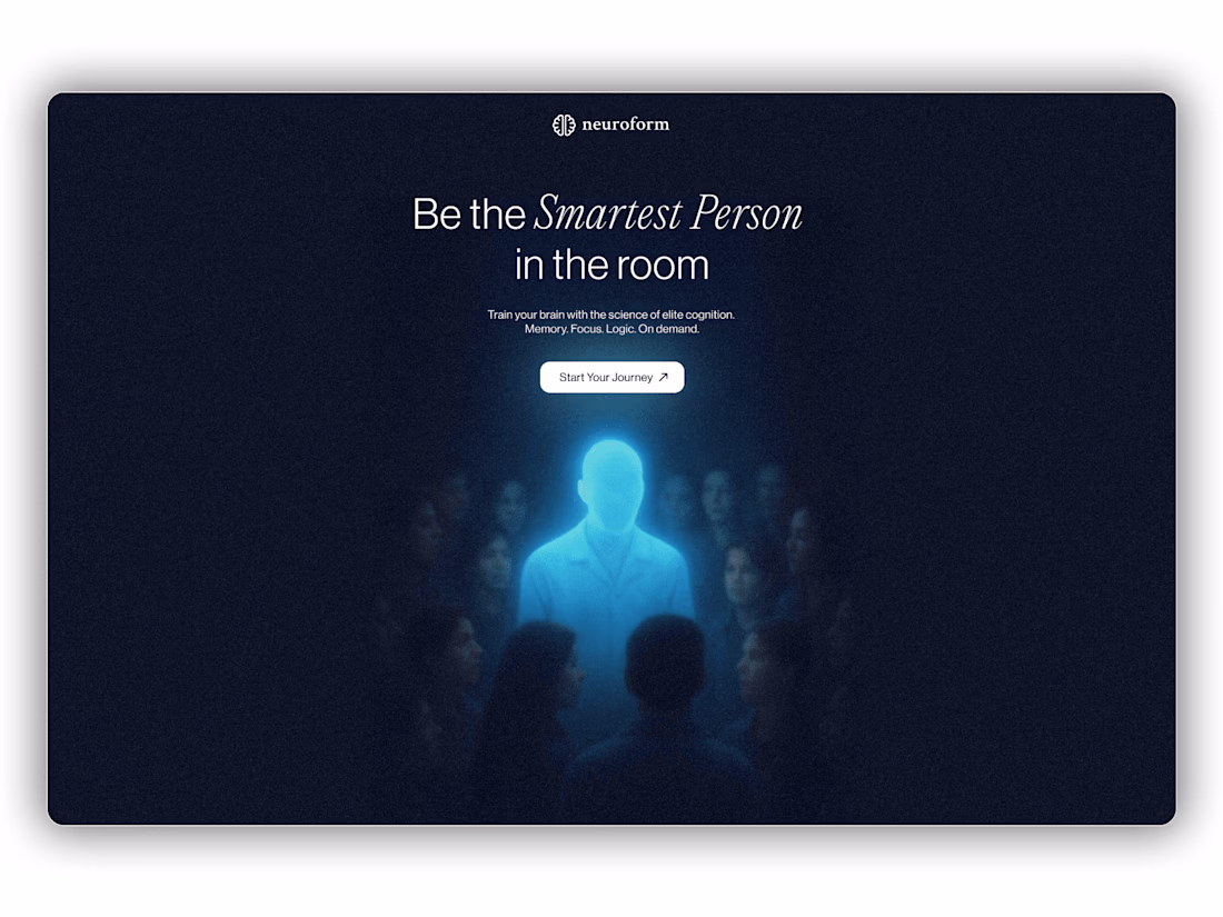 Cover image for Landing Page Design - Neuroform