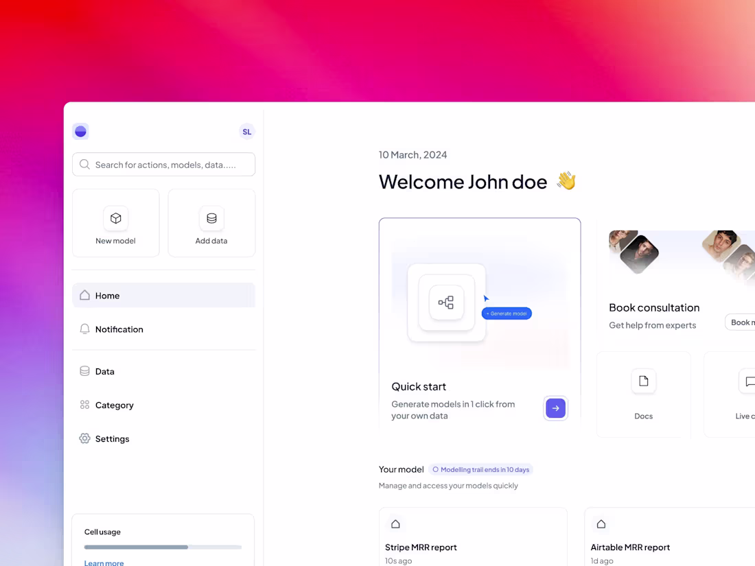Cover image for UI/UX design  for Seamless SaaS Experience