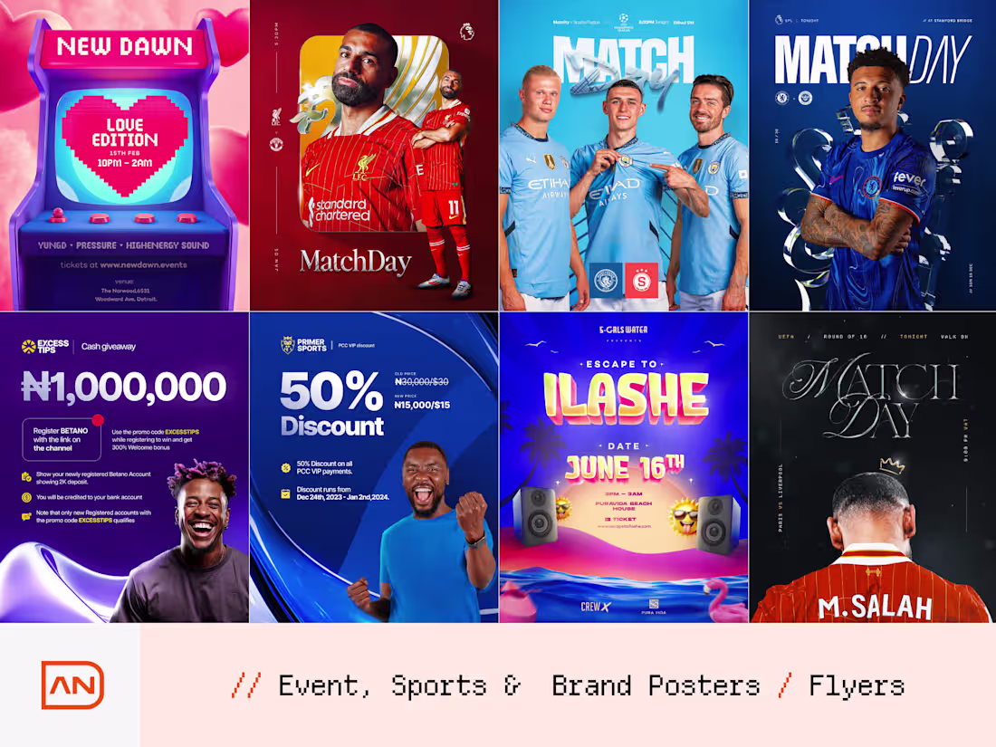 Cover image for Eye Catching Posters, flyers and ad for your brand