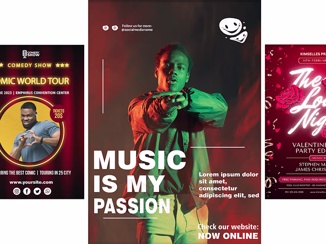 Cover image for Flyer and poster Design
