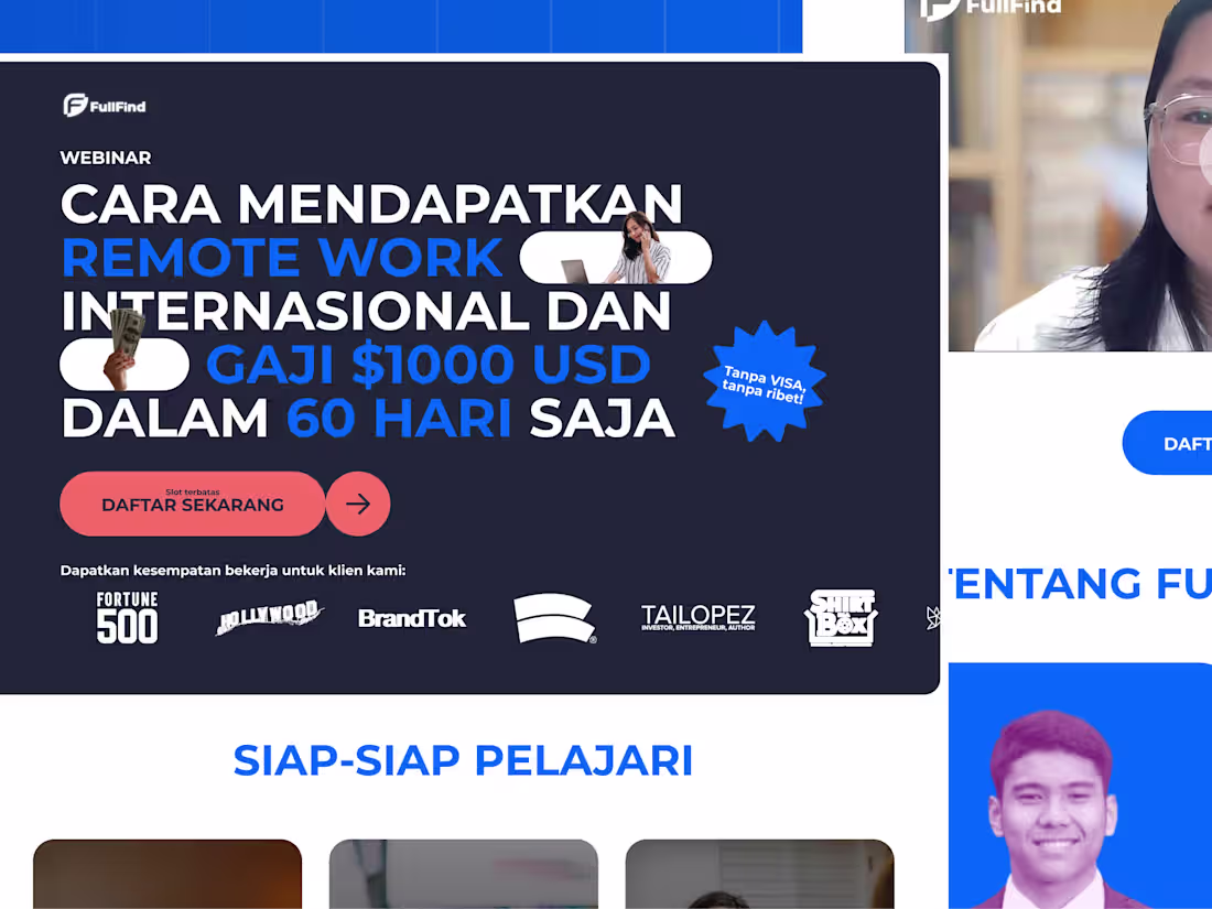 Cover image for FullFind Online Webinar Landing Page