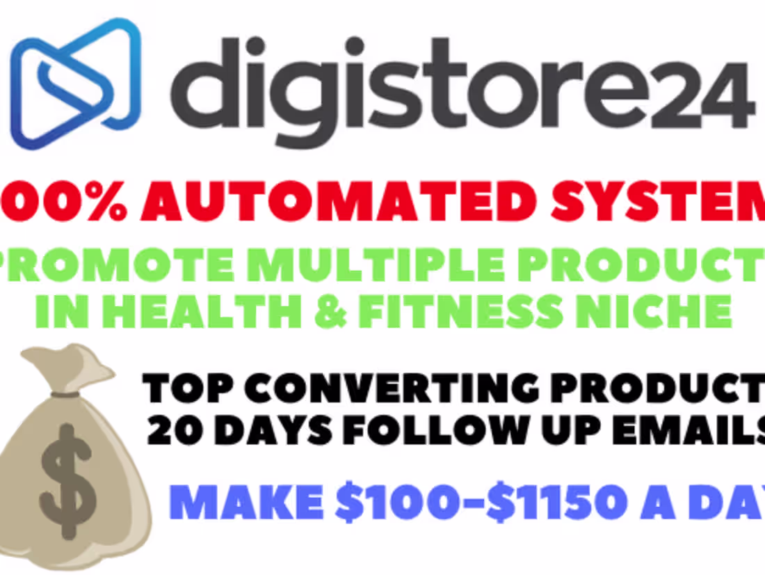 Cover image for I will build automated digistore24 funnel with followup series 