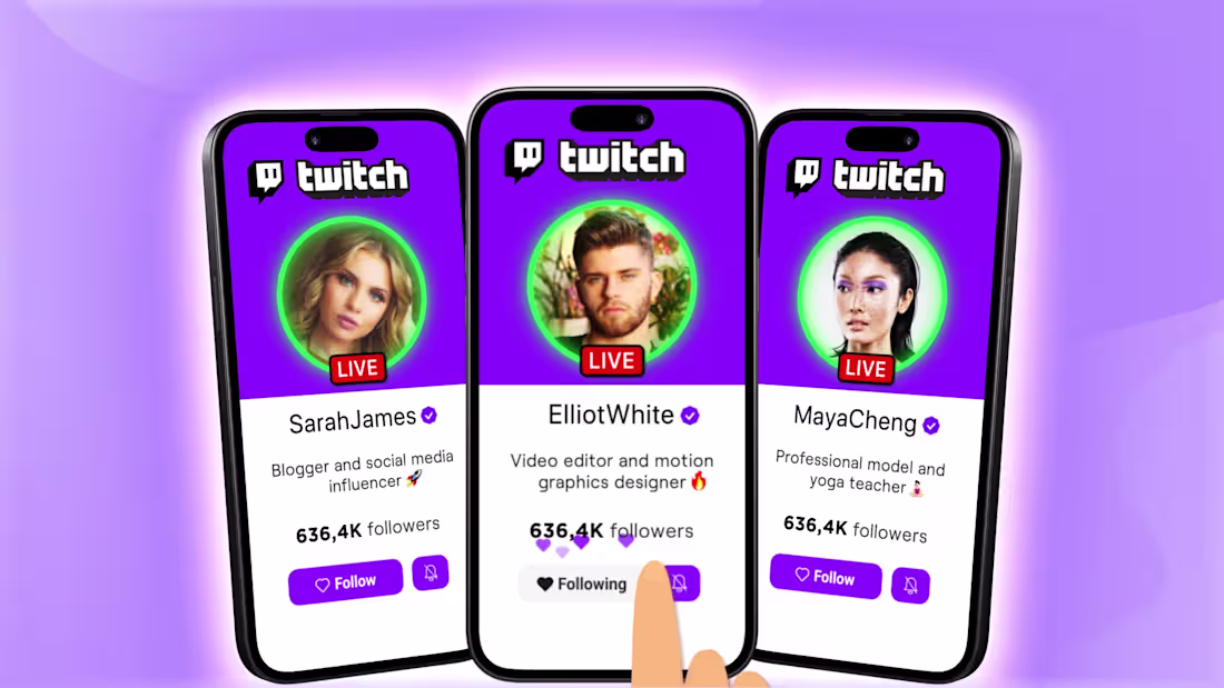 Cover image for Twitch 3D Phone Follow Animation