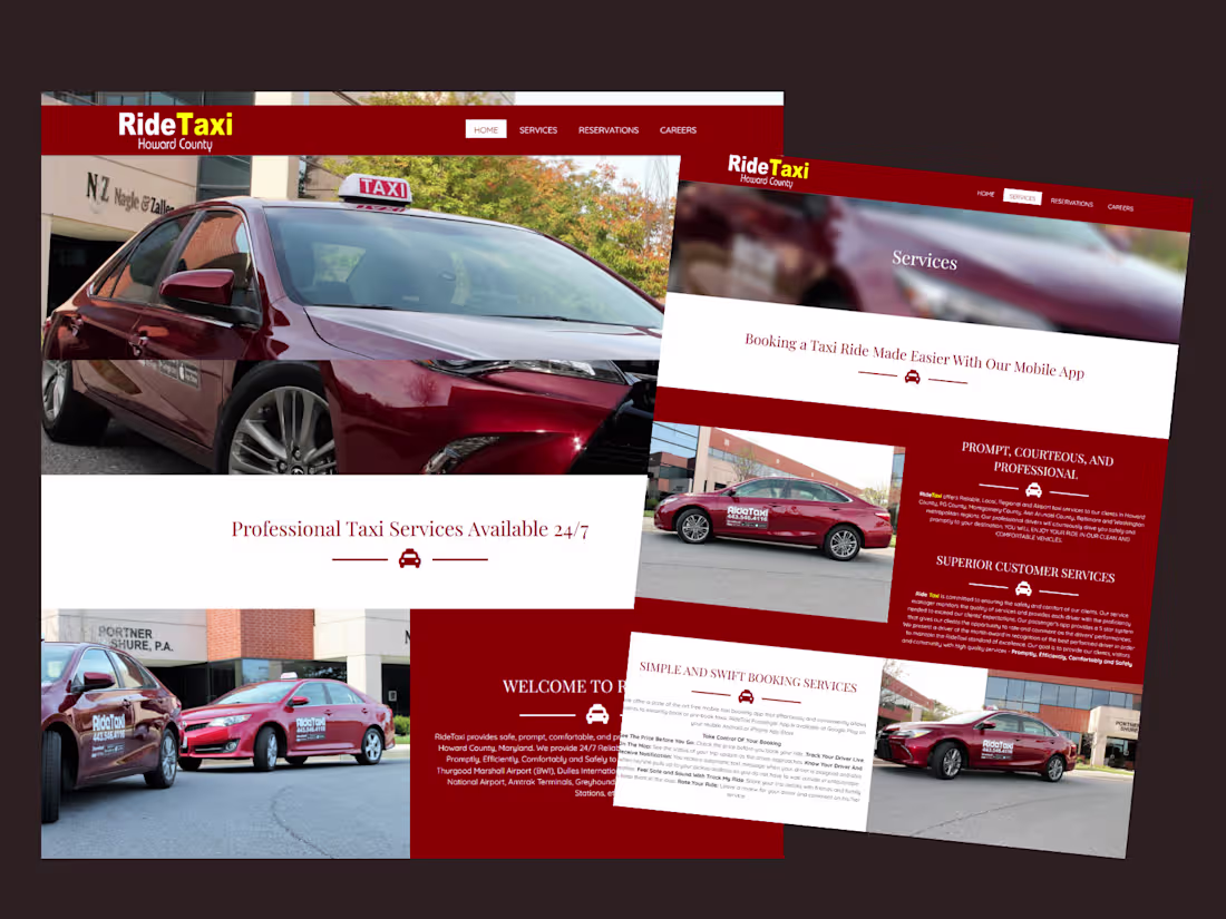 Cover image for Home - Ride Taxi LLC in Columbia, MD