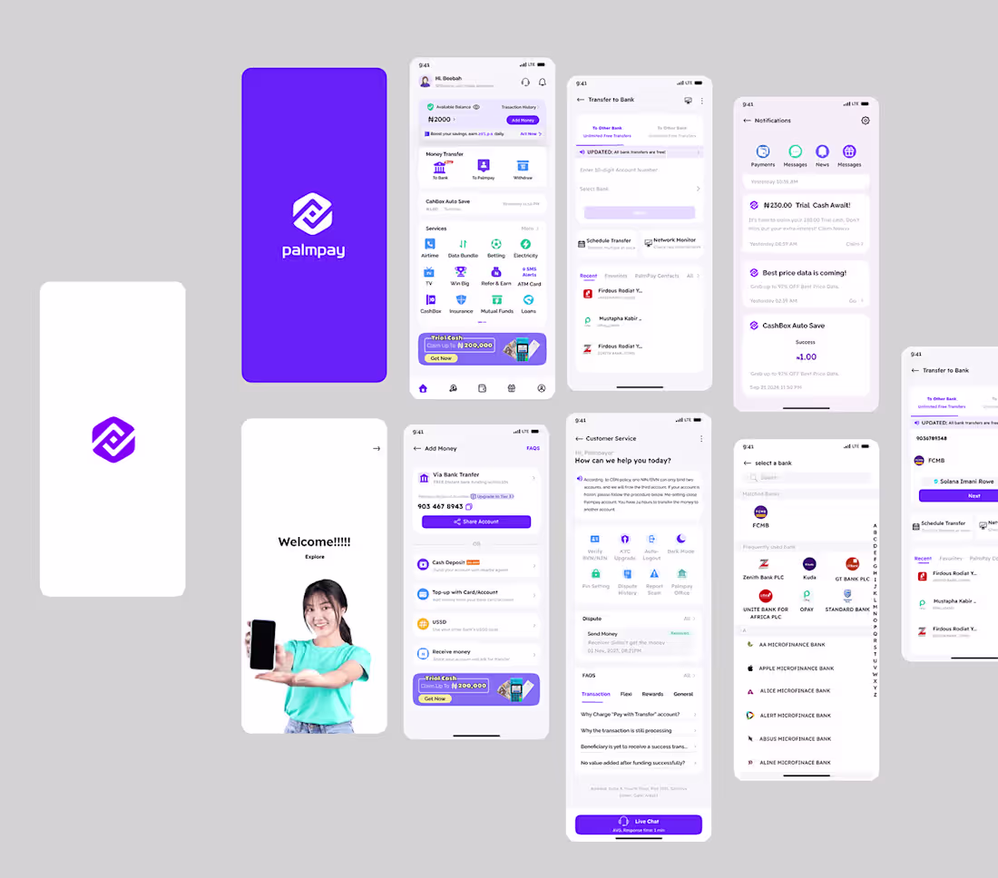 Cover image for Palmpay online banking