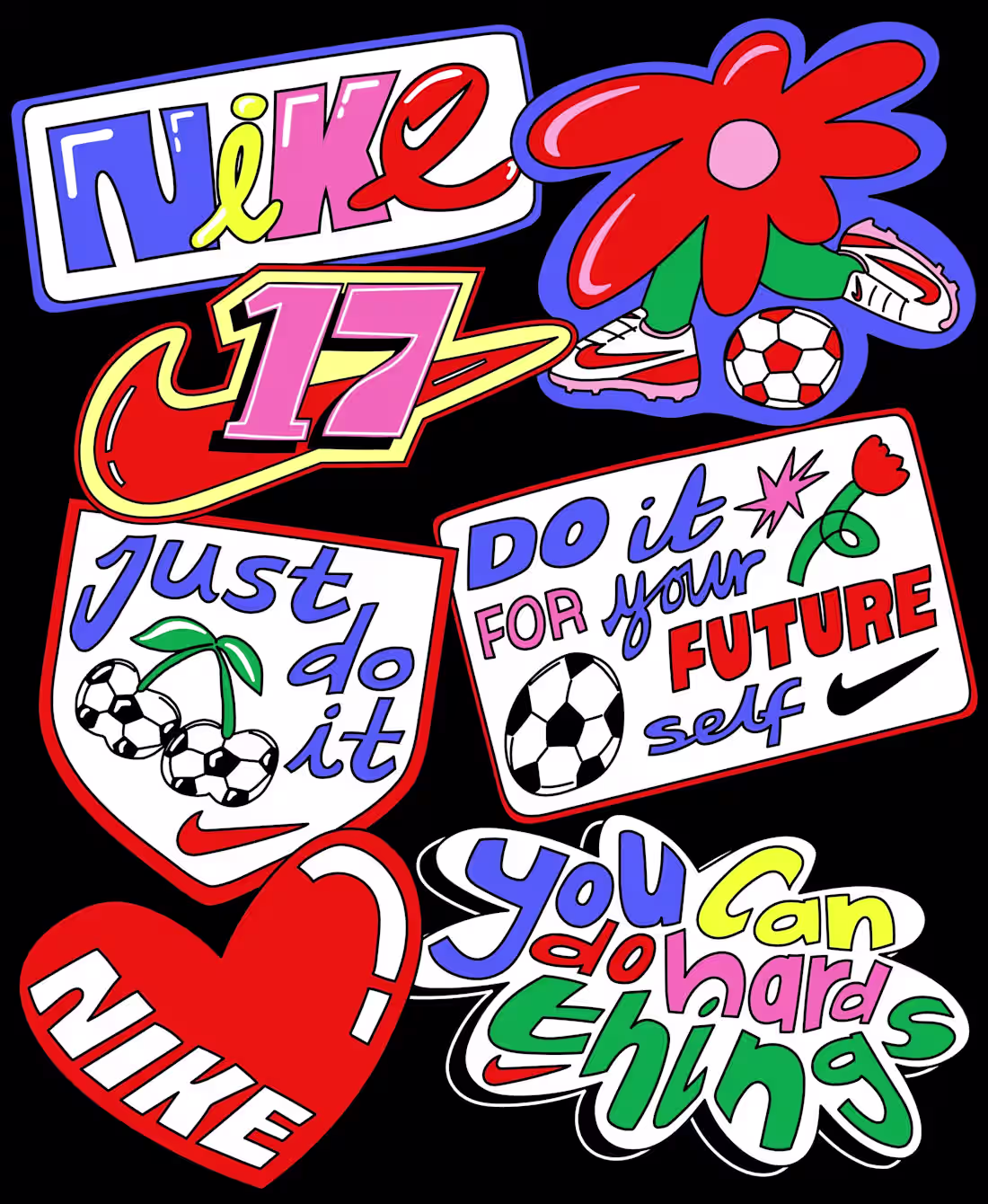 Cover image for Commissioned by Nike to illustrate