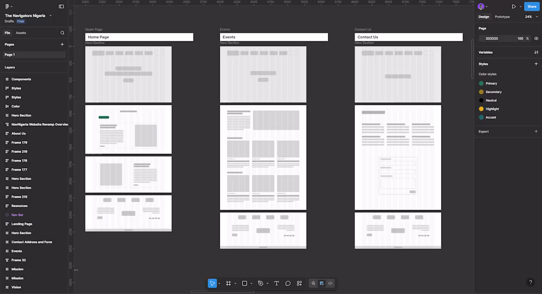 Cover image for These are the wireframes for a rebrand I'm working on