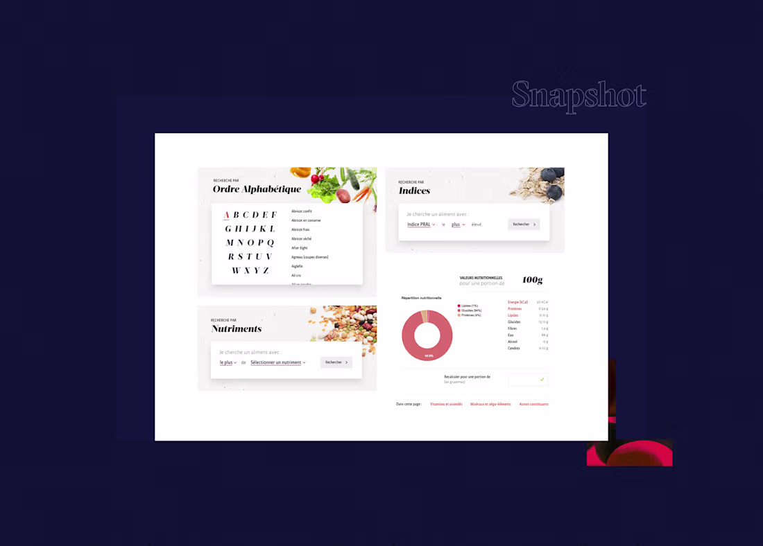 Cover image for Redesigning the first french food-related website