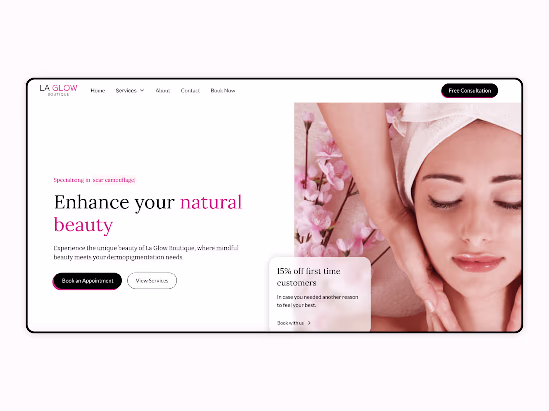 Cover image for La Glow Boutique (Website)