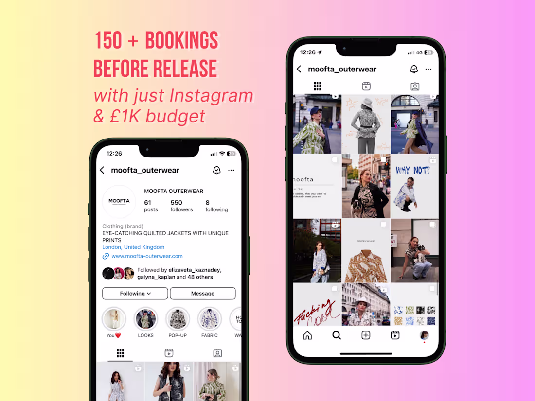 Cover image for Brand Voice and Instagram Strategy for Moofta