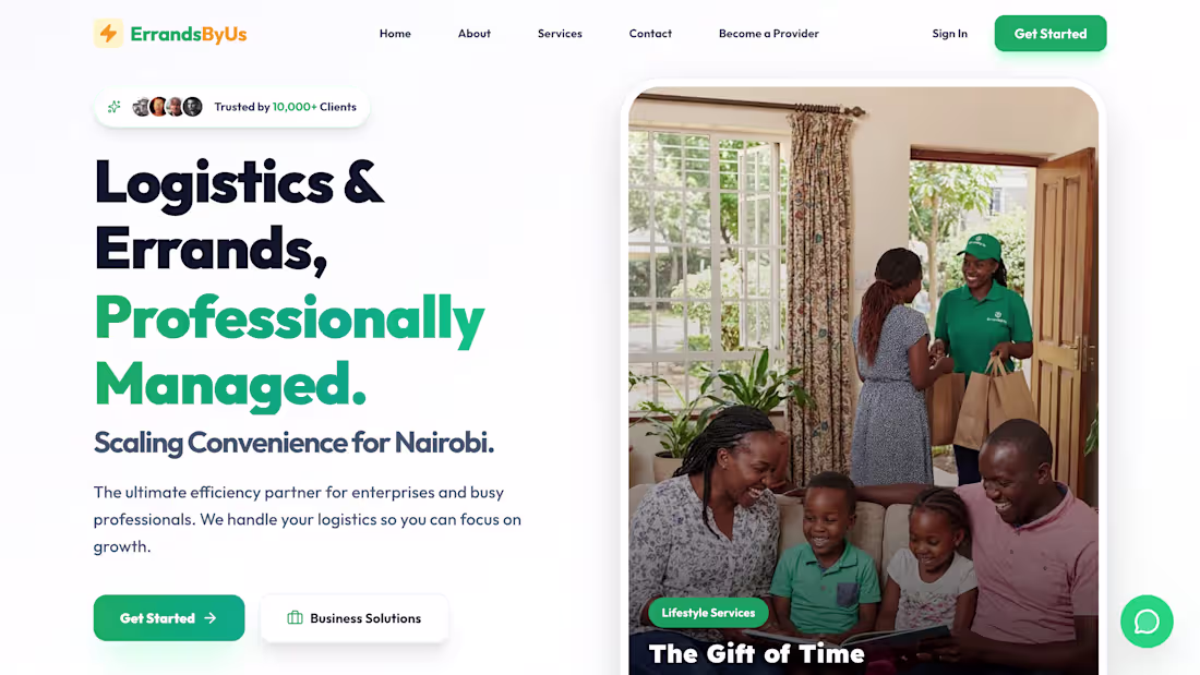 Cover image for Kenya's most trusted errand agency.