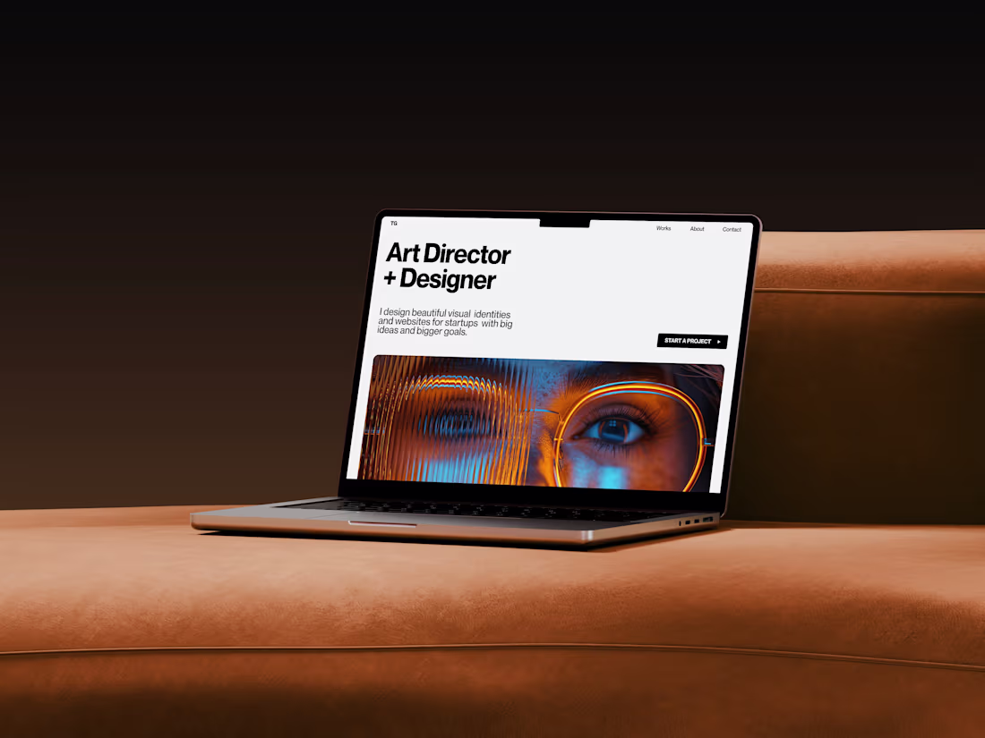 Cover image for Minimal Designer Portfolio – Figma to Webflow