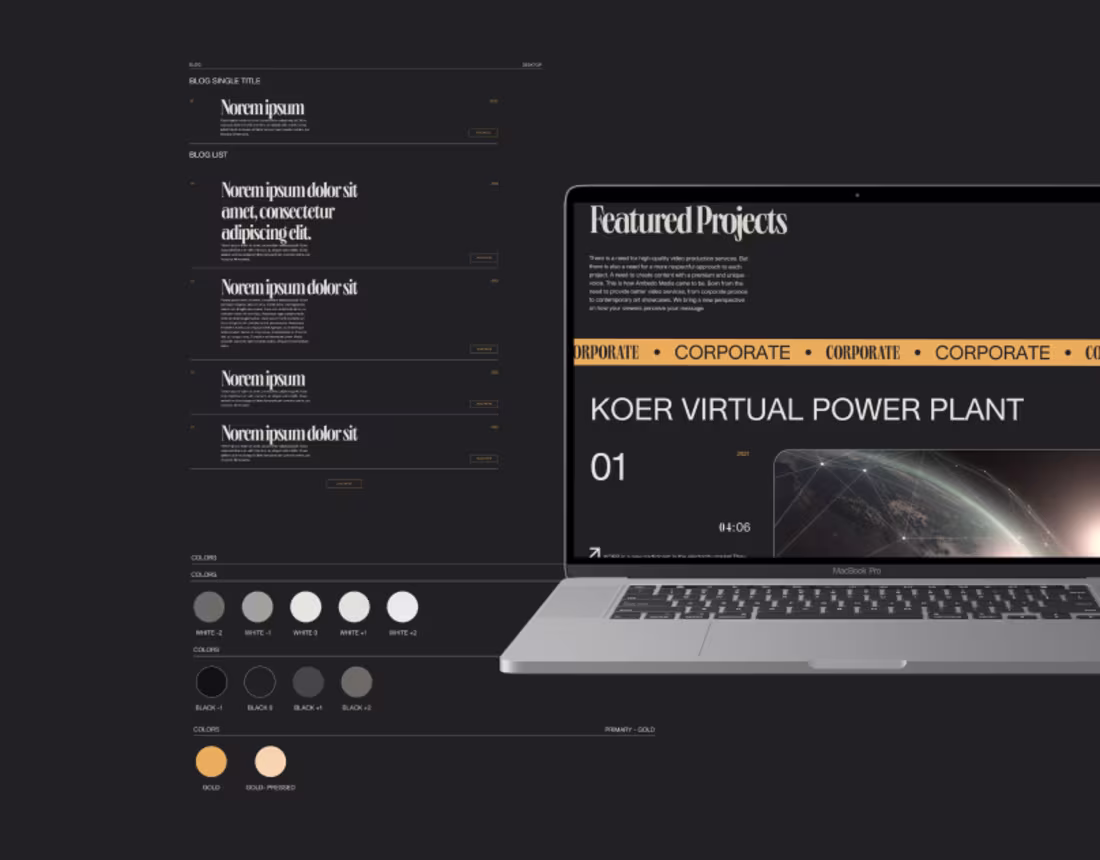 Cover image for Design System for a Website