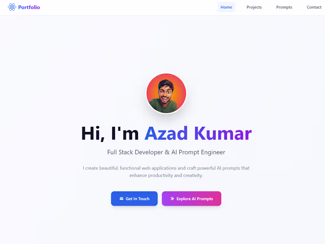 Cover image for This is my personal portfolio