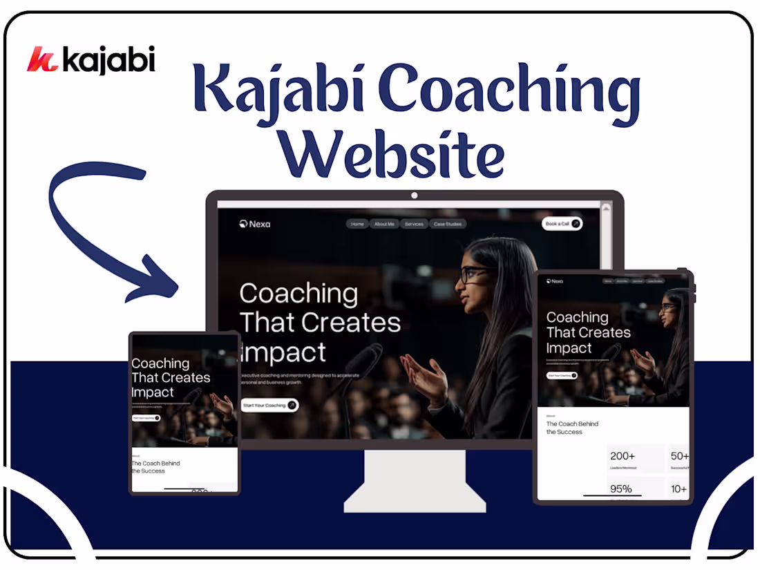 Cover image for Kajabi Coaching Website