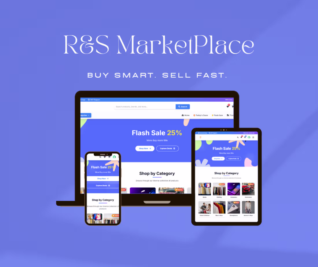 Cover image for R&S Marketplace - E-Commerce Platform