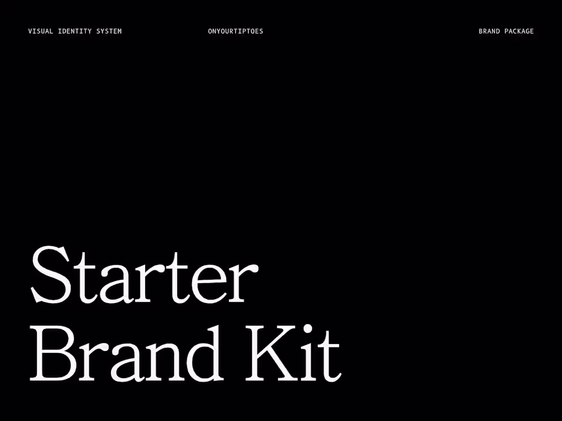 Cover image for Starter Brand Kit
