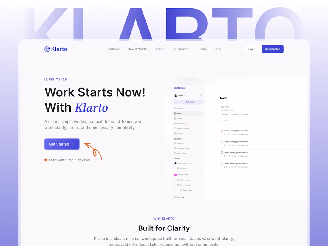 Cover image for Klarto