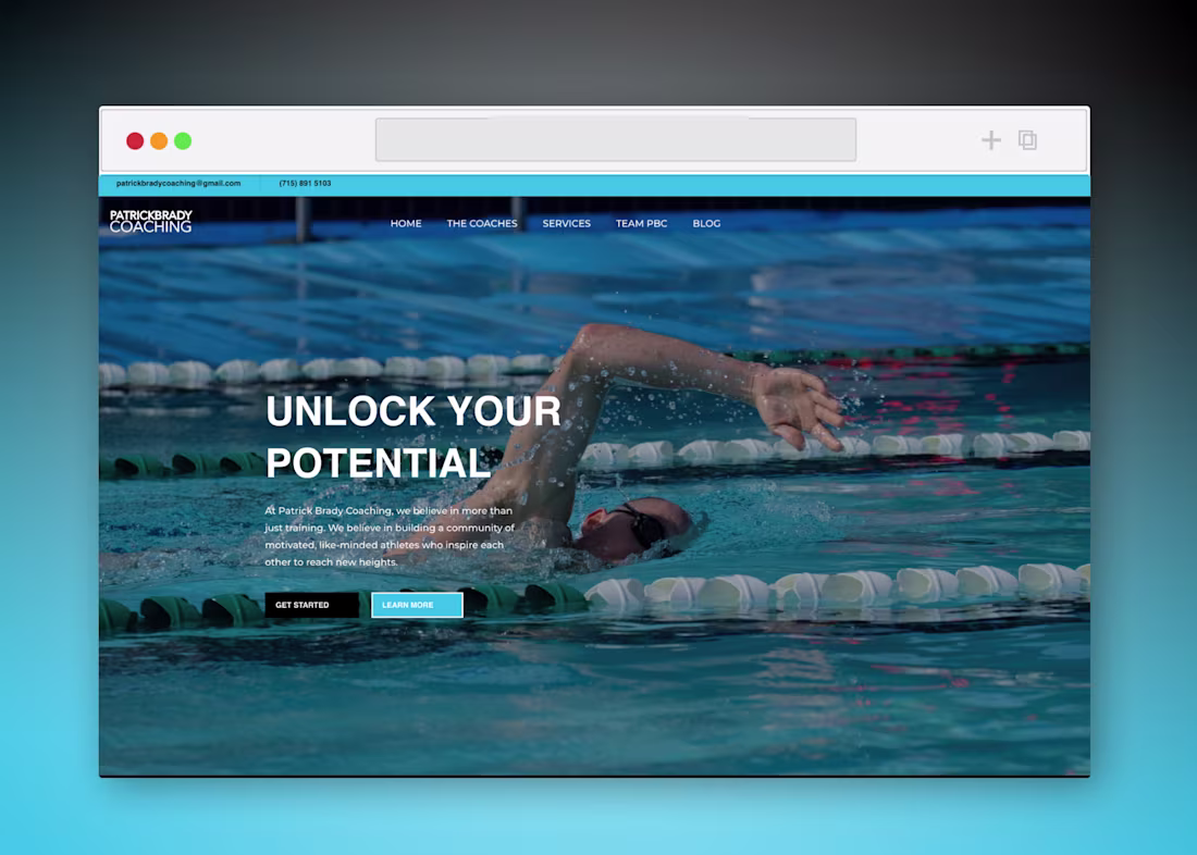 Cover image for Website Development for Patrick Brady Coaching