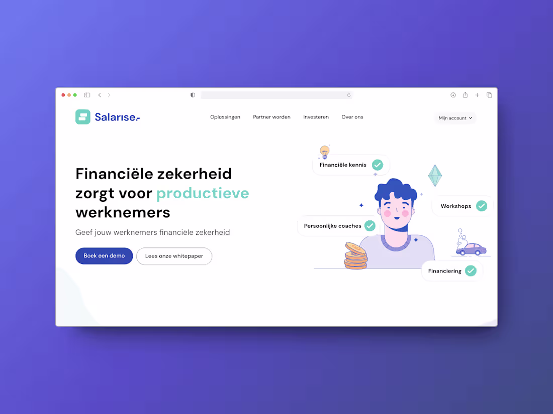 Cover image for Salarise: Web design & development