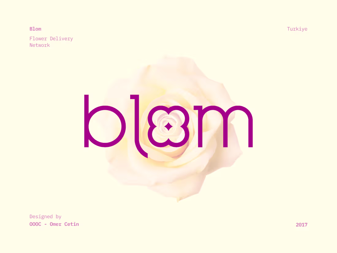 Cover image for Blom Logo Design