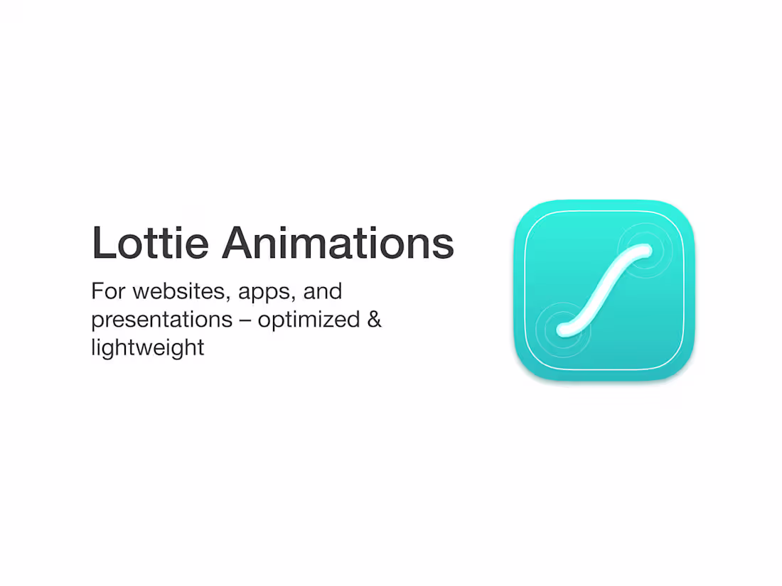 Cover image for I will create a custom animation for you in Lottie format