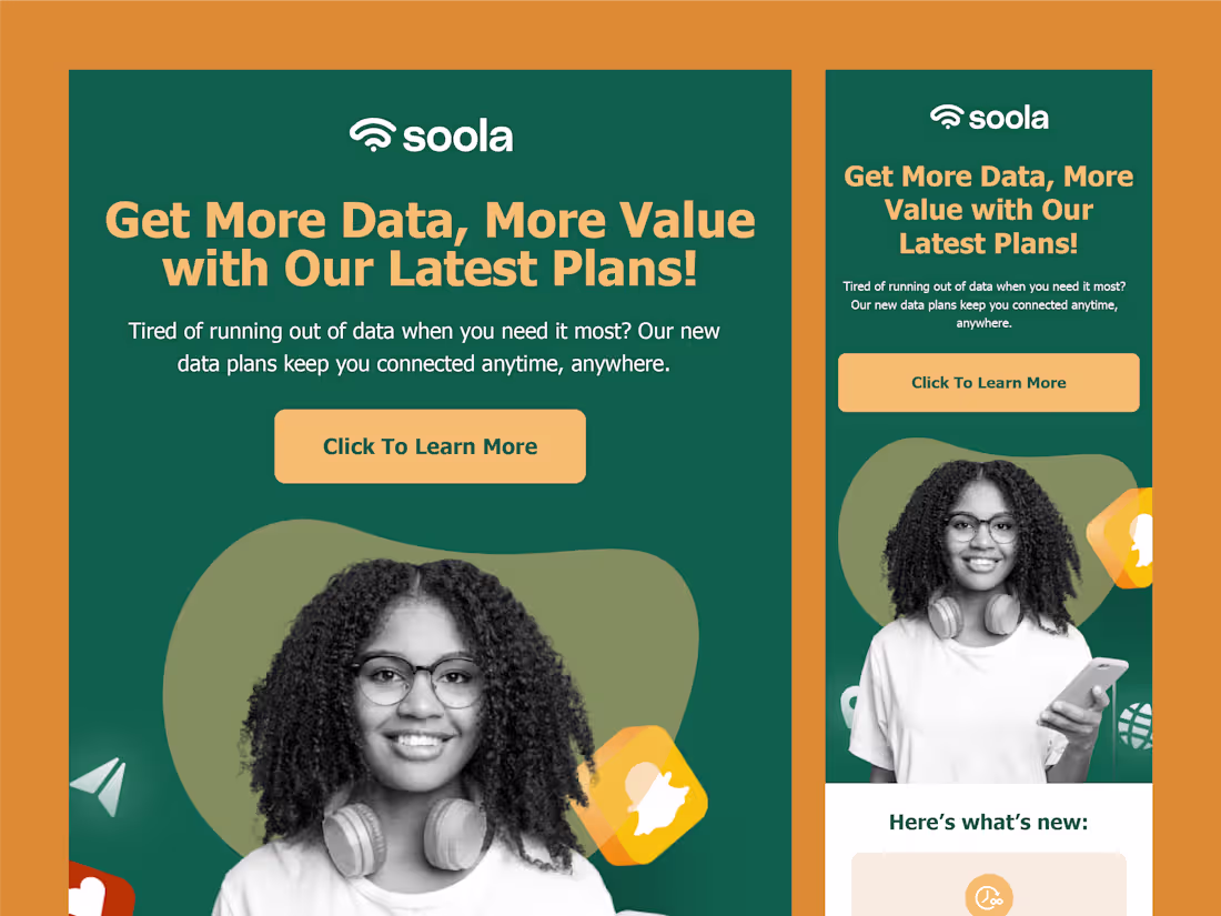 Cover image for Data Offer Email Design