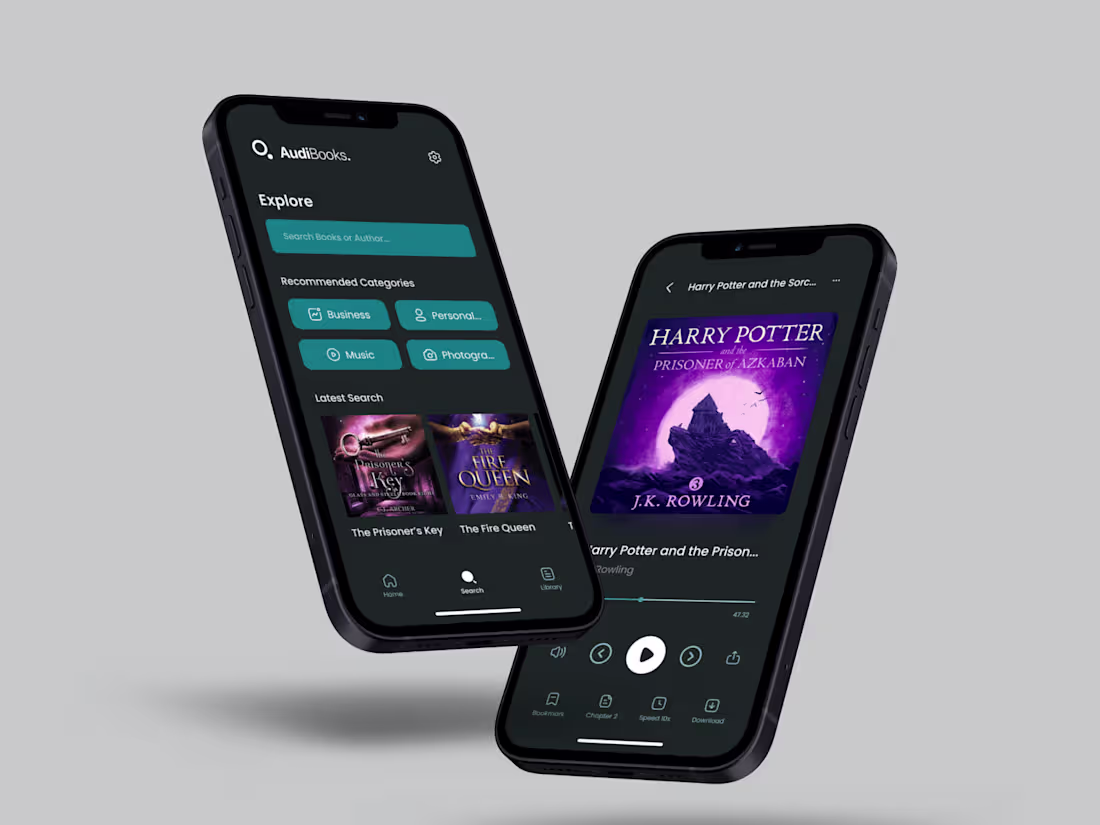 Cover image for AudiBooks Dark Theme