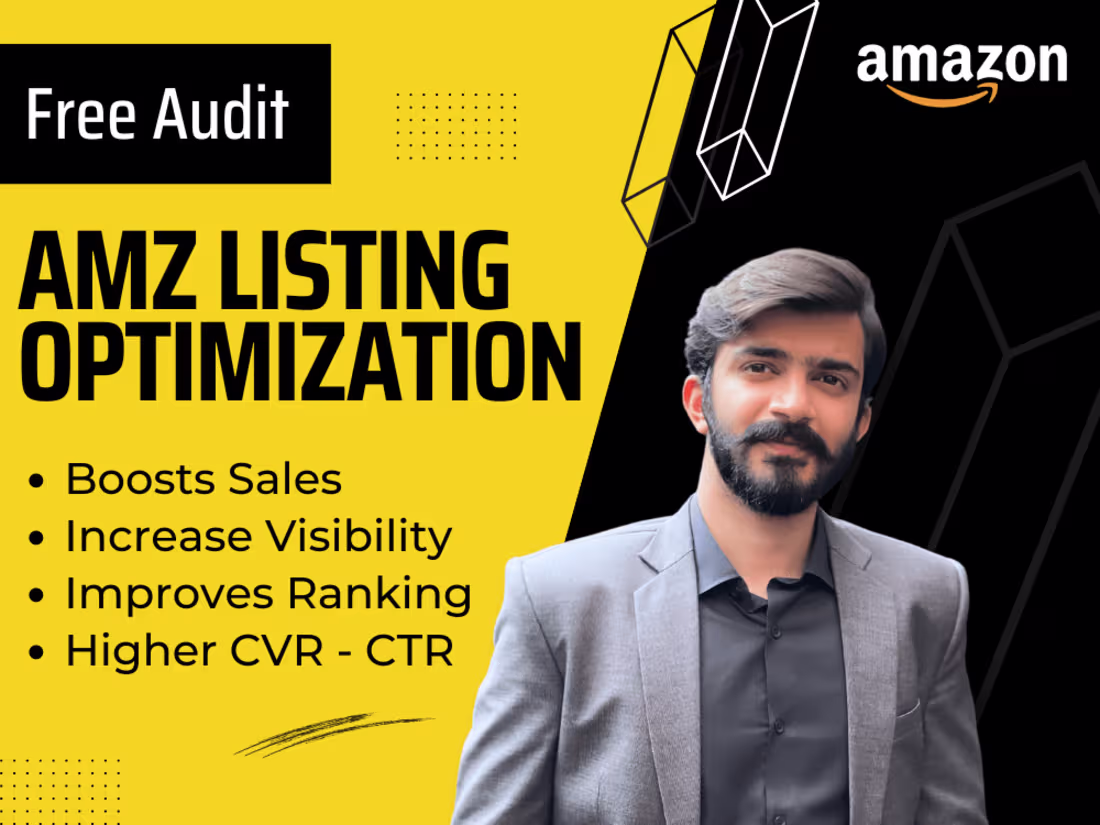 Cover image for Amazon Listing Optimization & Creation