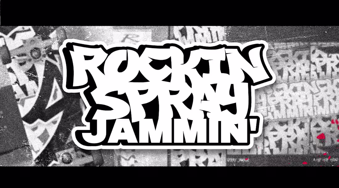 Cover image for rockin spray jammin' - visual identity
