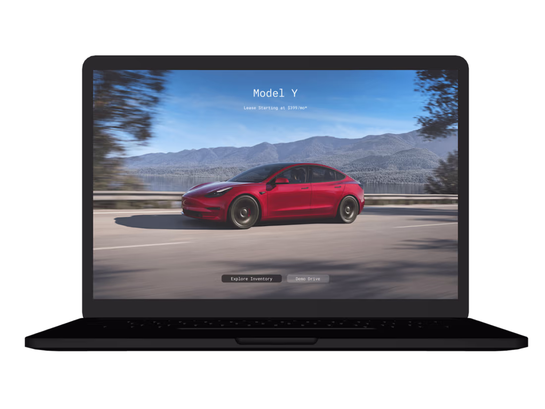 Cover image for Tesla home page