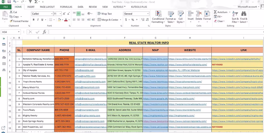 Cover image for Data Entry | Research| Prospect Lists