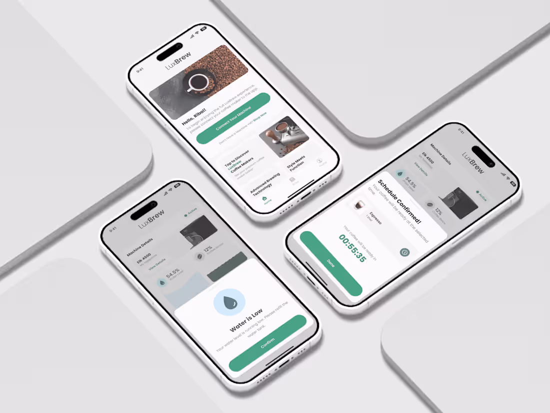 Cover image for Mobile App Design -  Coffee Making App