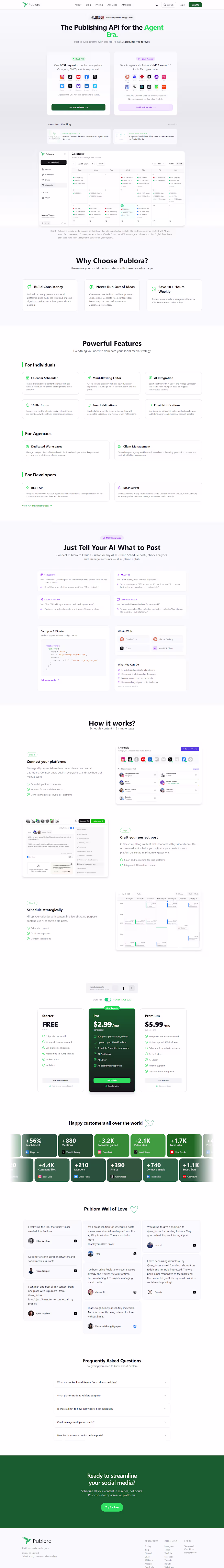 Cover image for Built Publora, a social media